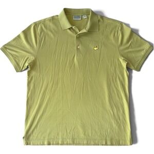 Augusta National Golf Shop VTG Masters Polo Shirt Mens Large Green Pima Cotton